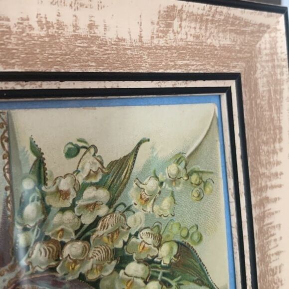 Framed 1907 Birthday Postcard – Vintage Card in Rustic 4x6 Photo Frame - Picture 5 of 7